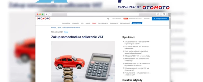 Zakupu samochodu a odliczneie VAT - Motopedia / Leasing bez tajemnic