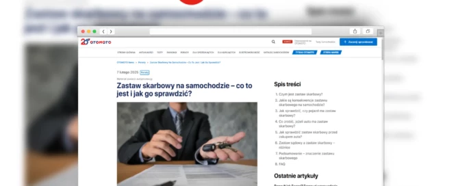 Zastaw skarbowy na samochodzie - Otomoto News / Leasing bez tajemnic
