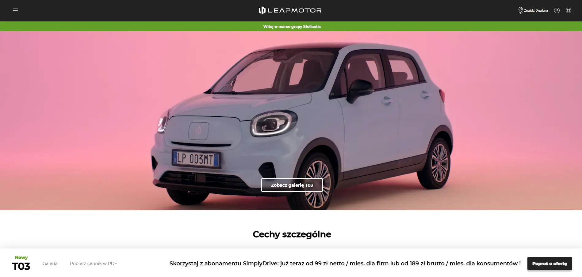 leapmotor to3 za 99 zł