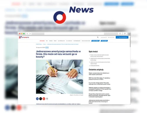 Jednorazowa amortyzacja samochodu w firmie