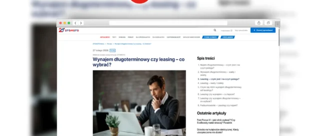 Wynajem długoterminowy czy leasing