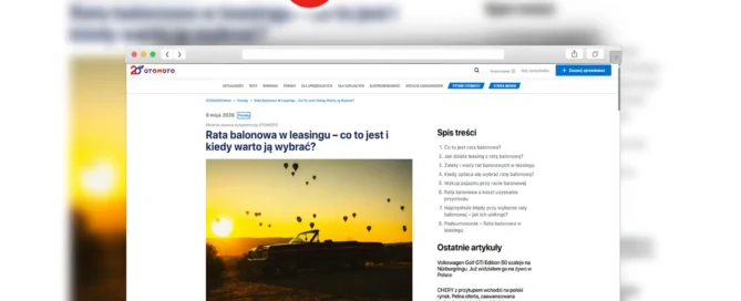 rata balonowa w leasingu