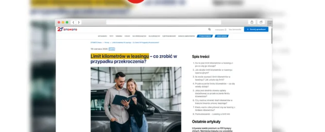 limit kilometrów w leasingu