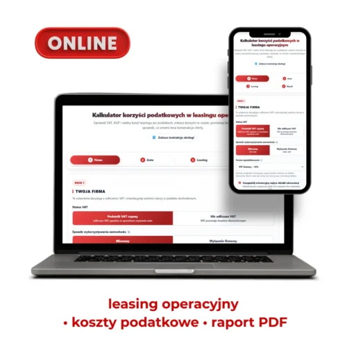 kalkulator korzyści podatkowych leasing operacyjny