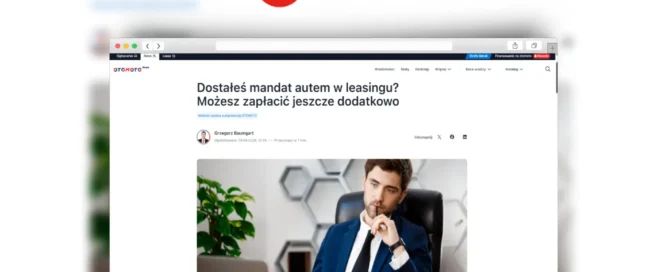 mandat autem w leasingu