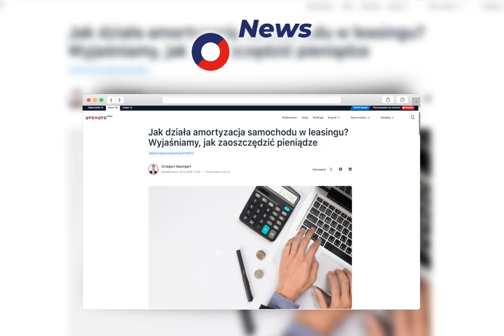 Amortyzacja samochodu w leasingu