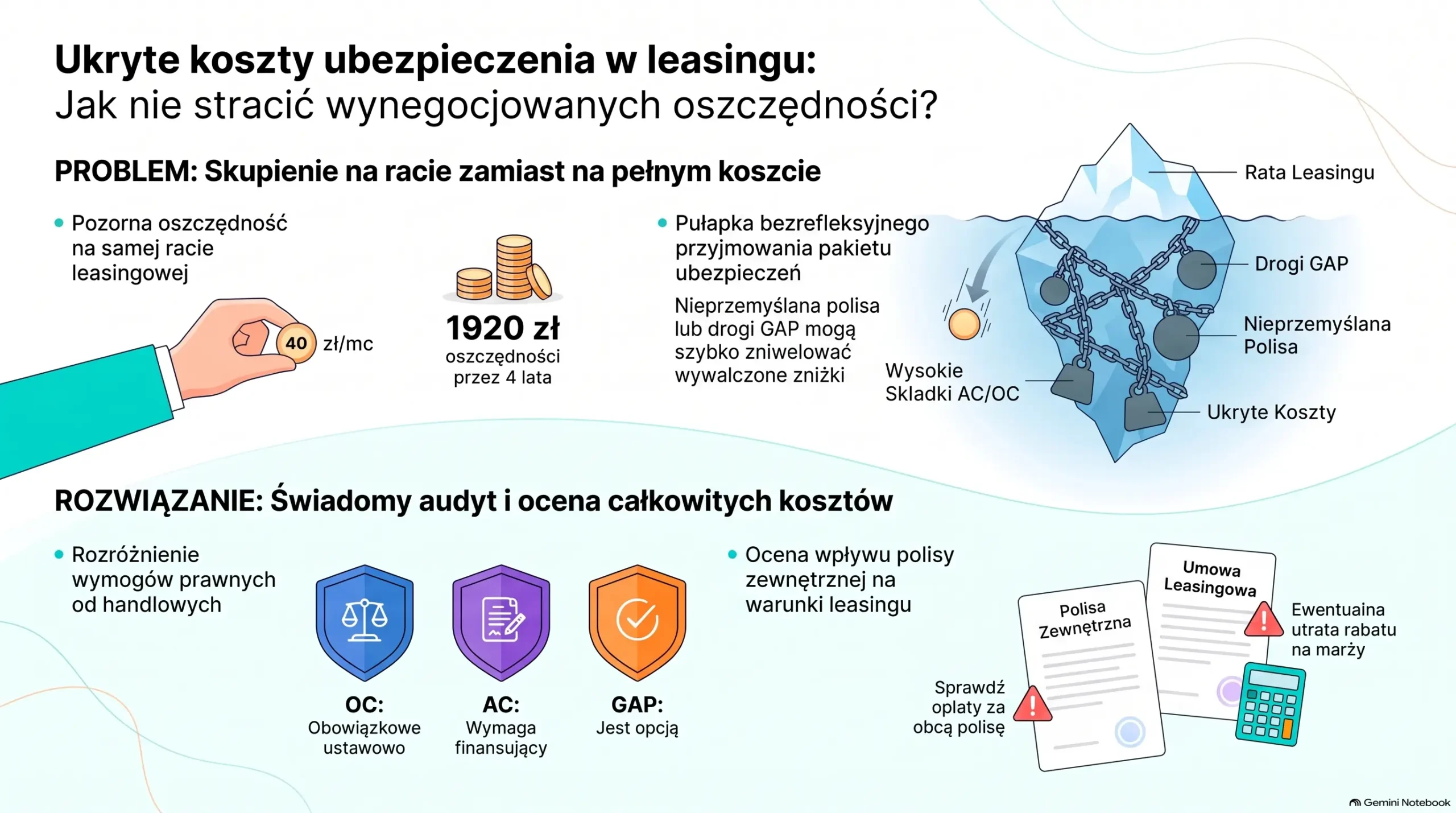 Ubezpieczenie samochodu w leasingu - jak nie przepłacać